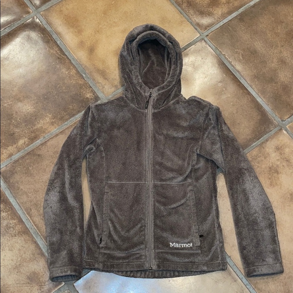Marmot Brown Fluffy Jacket